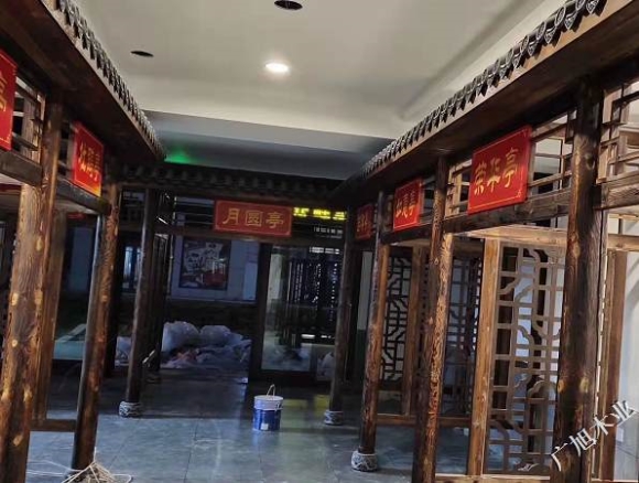 仿古实木屋檐制作